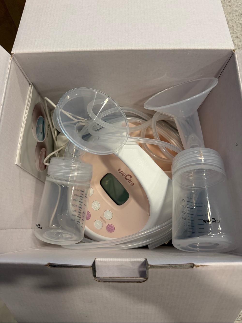 Double Electric Breast Pump - Pink/White